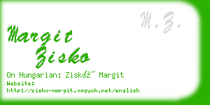 margit zisko business card